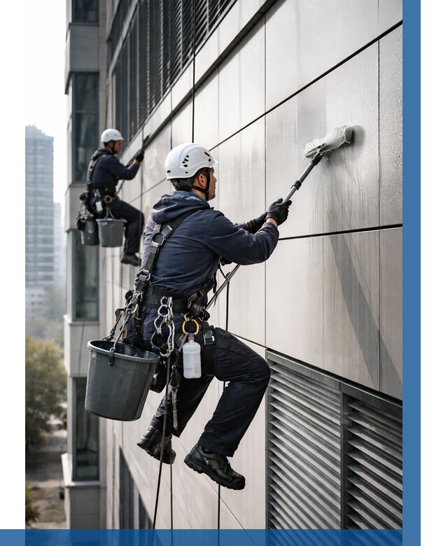 Мойка вентилируемого фасада в Астрахани от 257 р. | ВЫСОТНИК-Стр