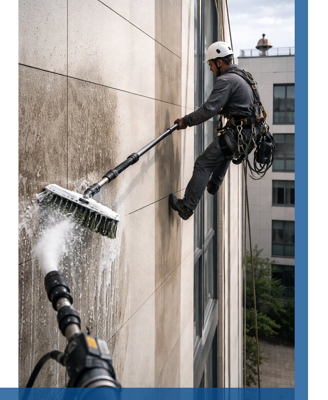 Мойка фасада из керамогранита в Астрахани от 308 р. | ВЫСОТНИК-Стр