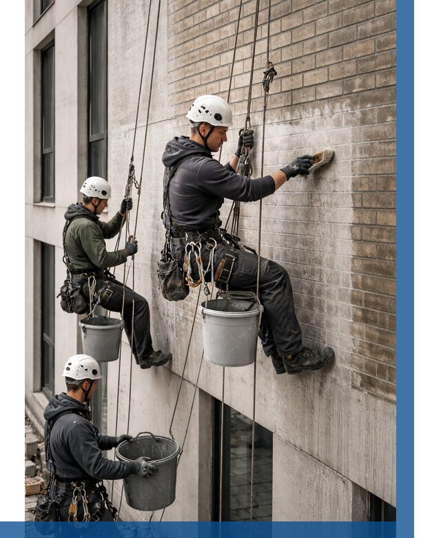 Удаление высолов с фасада в Астрахани от 257 р. | ВЫСОТНИК-Стр