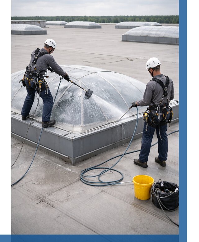 Мойка зенитных фонарей в Астрахани, заказать от 4624 р. | ВЫСОТНИК-Стр