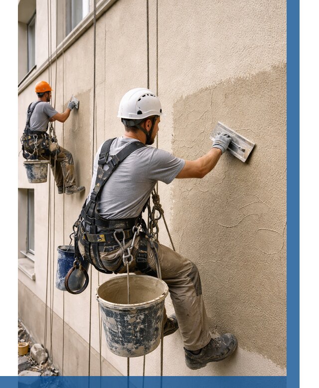 Декоративная штукатурка фасада в Астрахани от 1233 р. | ВЫСОТНИК-Стр