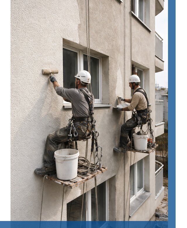 Нанесение короеда на фасад в Астрахани от 462 р. | ВЫСОТНИК-Стр