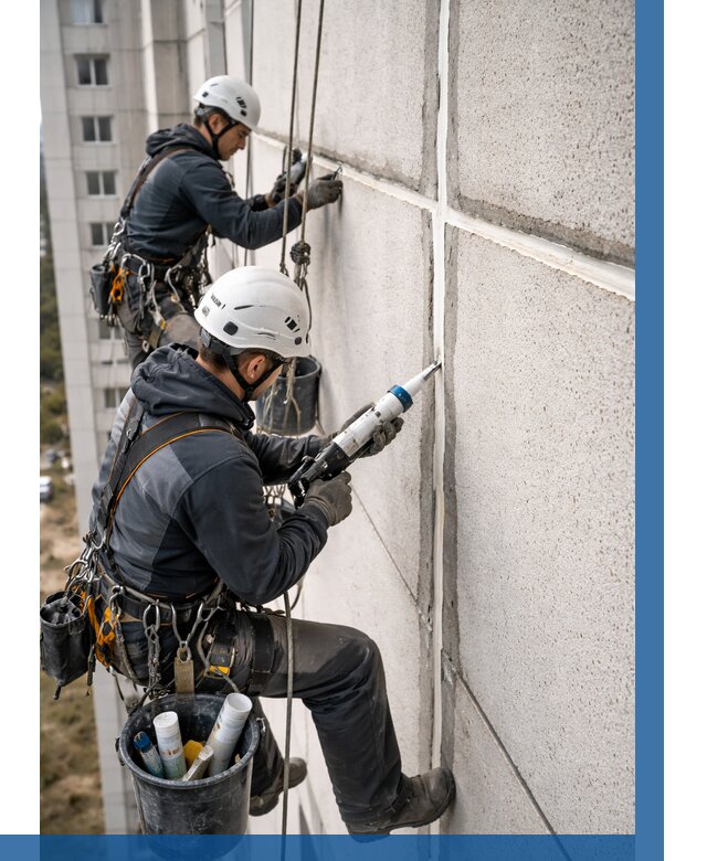 Герметизация межпанельных швов в Астрахани от 719 р. | ВЫСОТНИК-Стр
