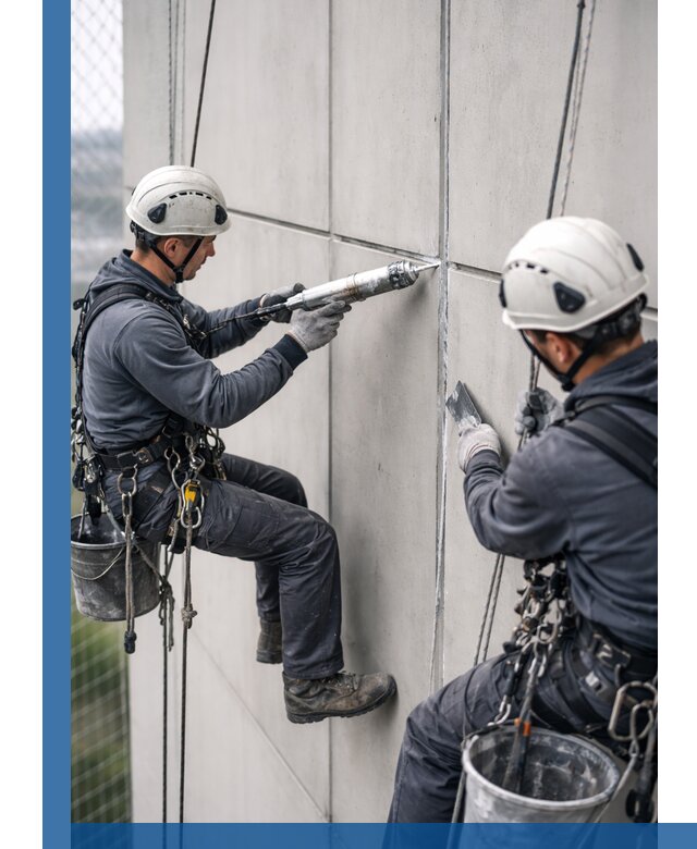 Первичная герметизация швов фасадов и кровель в Астрахани