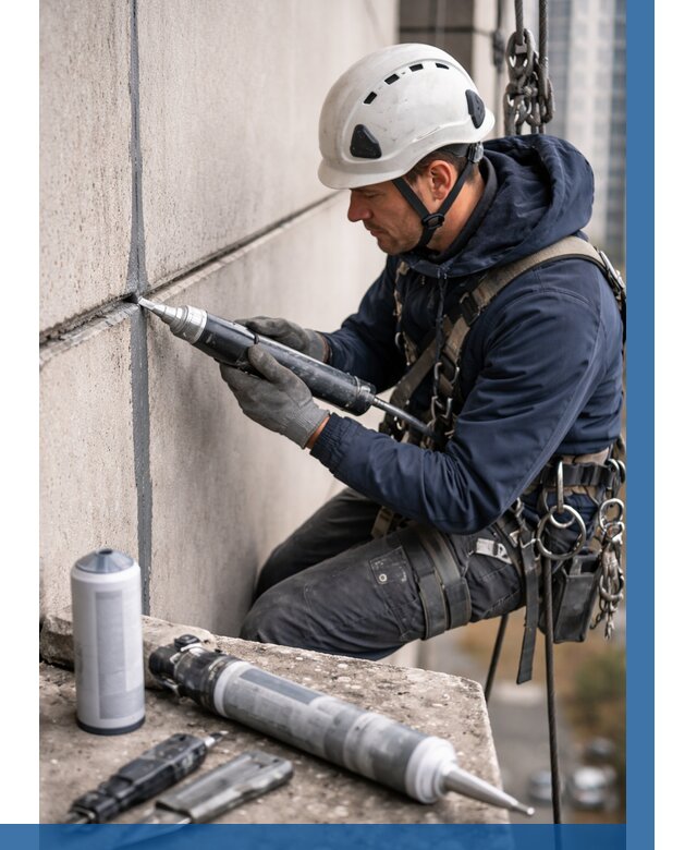 Вторичная герметизация швов в Астрахани от 462 р. | ВЫСОТНИК-Стр