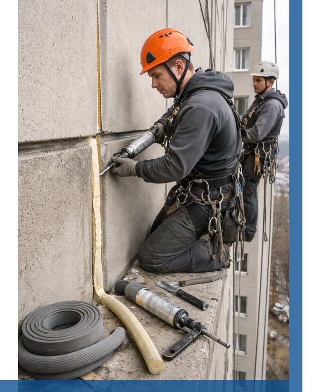 Теплый шов межпанельные швы в Астрахани от 719 р. | ВЫСОТНИК-Стр