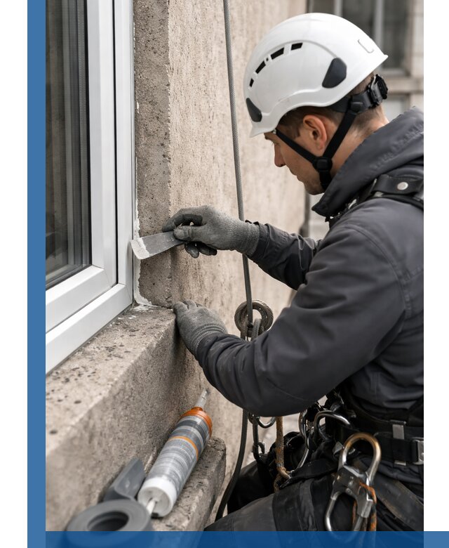 Герметизация монтажных швов окон в Астрахани с гарантией качества