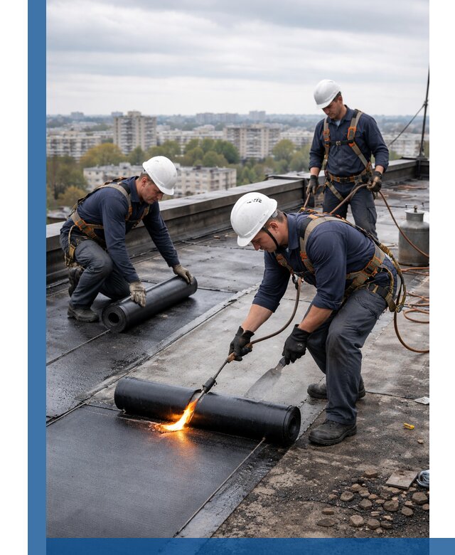Ремонт наплавляемой кровли в Астрахани качественно и надежно