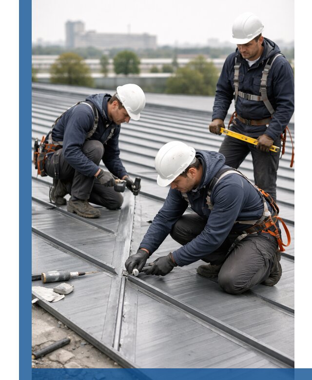 Ремонт фальцевой кровли в Астрахани срочно и качественно