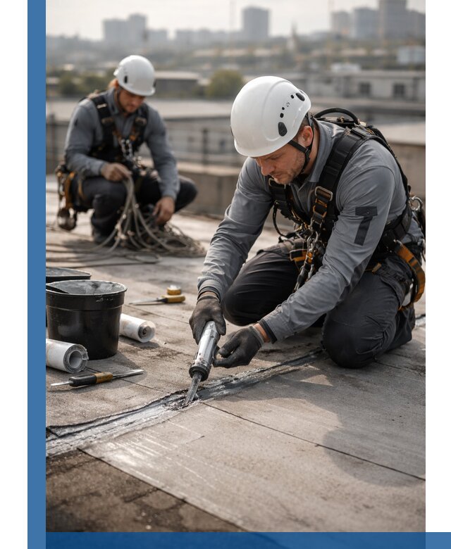 Аварийное и капитальное устранение протечек кровли в Астрахани