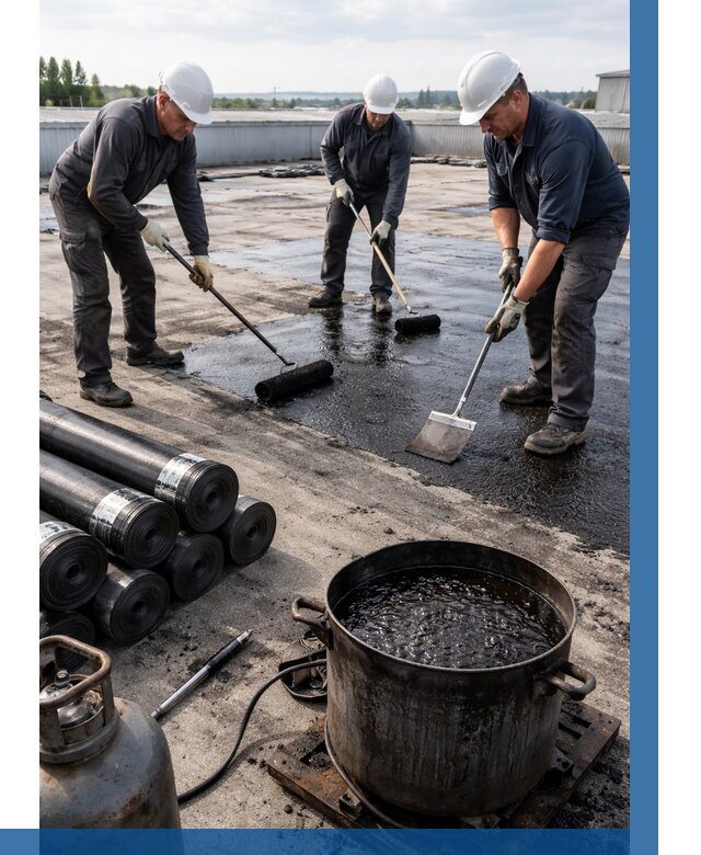 Гидроизоляция кровли мастикой в Астрахани от 617 р. | ВЫСОТНИК-Стр