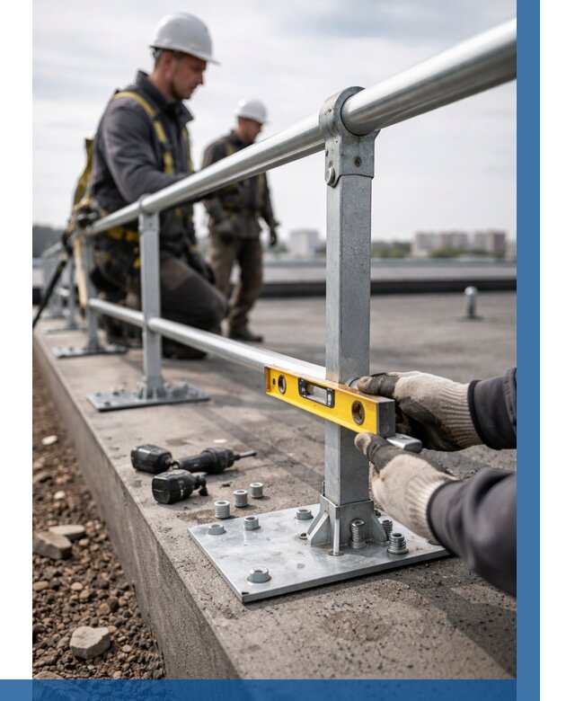 Монтаж кровельного ограждения в Астрахани от 1233 р. | ВЫСОТНИК-Стр