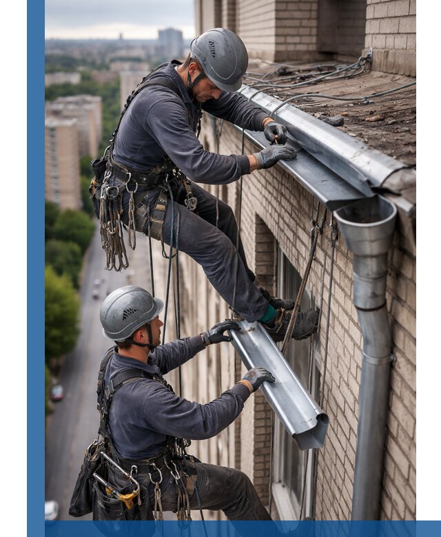 Ремонт водосточных желобов в Астрахани, быстро и качественно