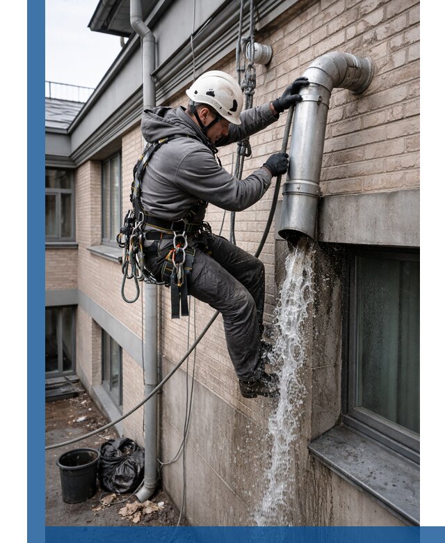 Профессиональная прочистка водосточных труб в Астрахани с гарантией