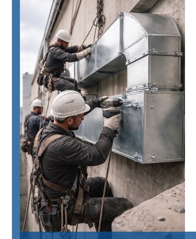 Профессиональный монтаж вентиляционных коробов в Астрахани под ключ