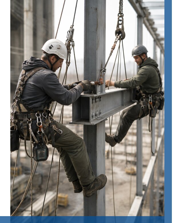 Монтаж металлоконструкций на высоте в Астрахани от 3597 р. | ВЫСОТНИК-Стр