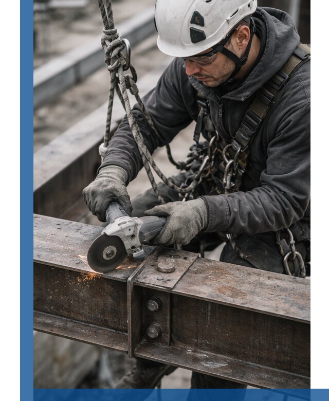 Резка металла на высоте в Астрахани для зданий и конструкций