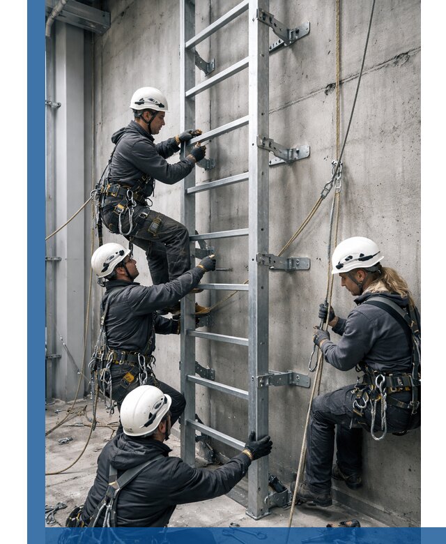 Монтаж металлических лестниц в Астрахани под ключ со гарантией