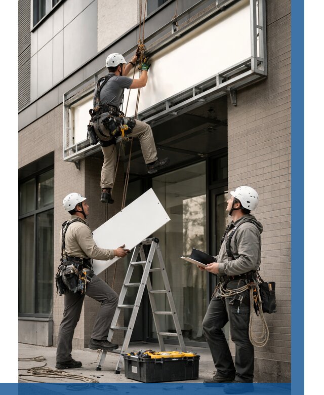 Монтаж светового короба в Астрахани от 6679 р. | ВЫСОТНИК-Стр