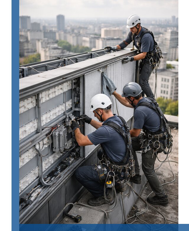 Профессиональное обслуживание крышной рекламы в Астрахани под ключ