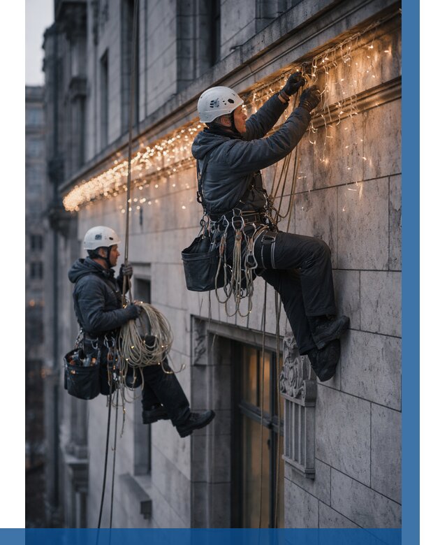 Монтаж новогодней иллюминации в Астрахани от 8735 р. | ВЫСОТНИК-Стр