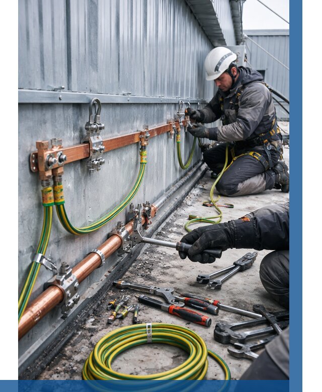 Монтаж заземления здания в Астрахани от 25690 р. | ВЫСОТНИК-Стр