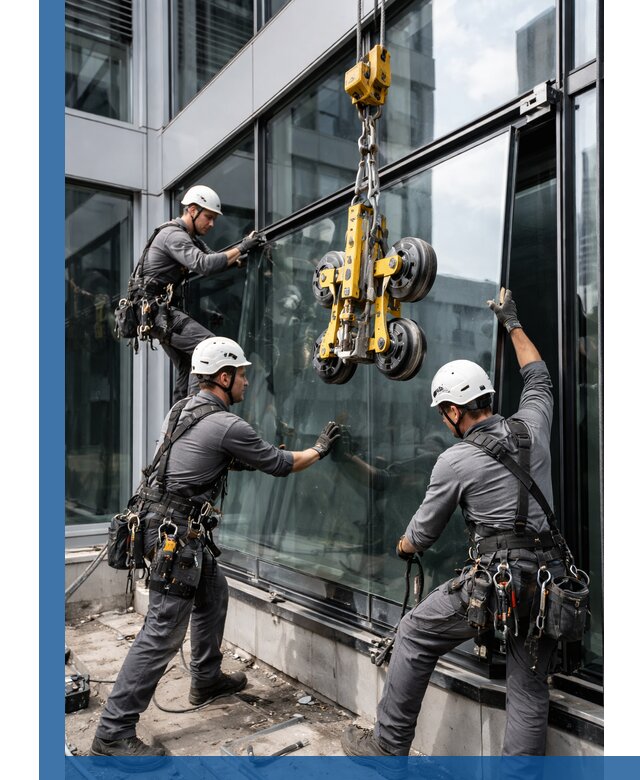 Структурное остекление фасадов в Астрахани монтаж и обслуживание