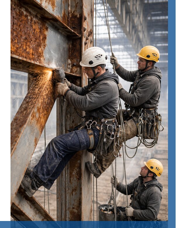 Зачистка металла от ржавчины в Астрахани от 360 р. | ВЫСОТНИК-Стр