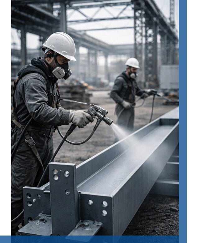 Антикорроз. обработка металлоконстр. в Астрахани от 462 р. | ВЫСОТНИК-Стр