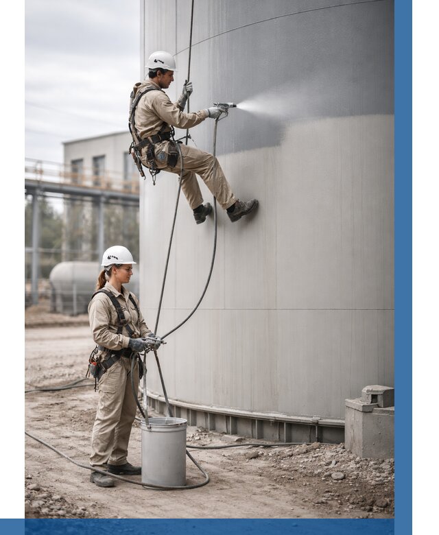 Покраска резервуаров в Астрахани от 1233 р. | ВЫСОТНИК-Стр — заказать