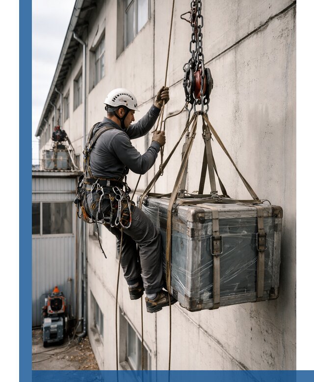 Подъем грузов на высоту в Астрахани для промышленных объектов