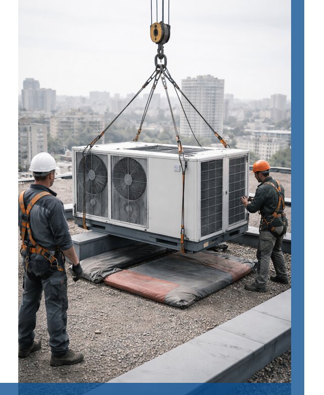 Подъем груза на крышу в Астрахани от 5138 р. | ВЫСОТНИК-Стр заказать