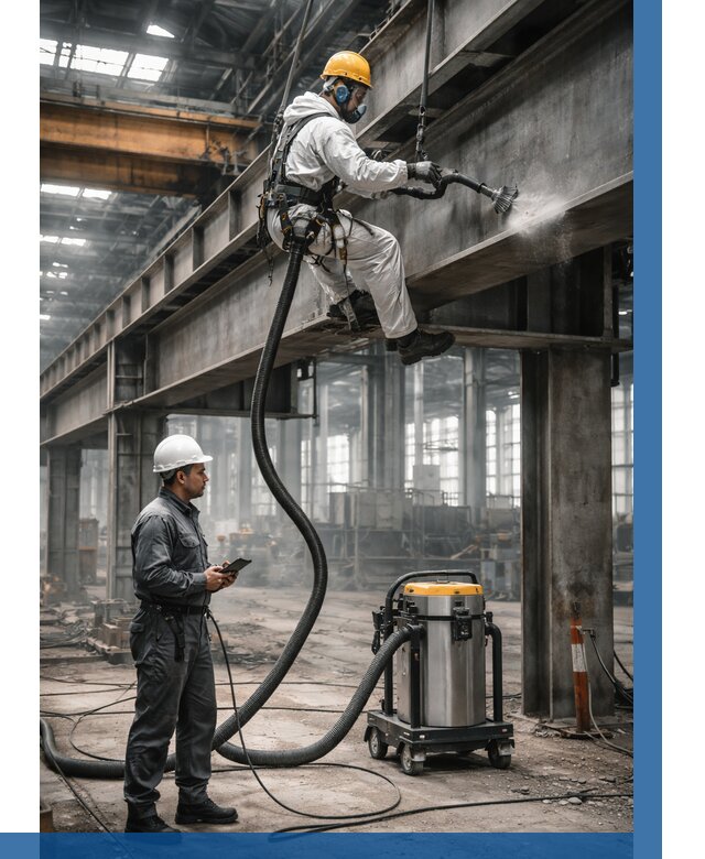 Обеспыливание конструкций в цехе в Астрахани от 4316 р. | ВЫСОТНИК-Стр