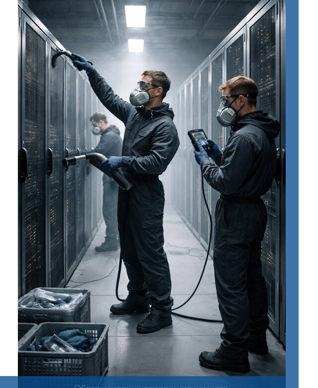 Обеспыливание серверной комнаты в Астрахани от 4624 р. | ВЫСОТНИК-Стр