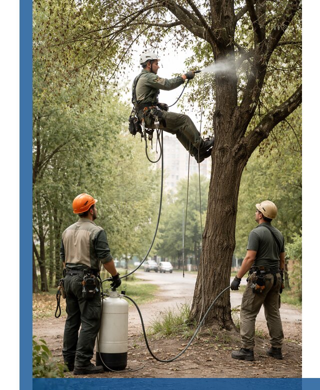 Обработка деревьев от вредителей в Астрахани профессиональная защита