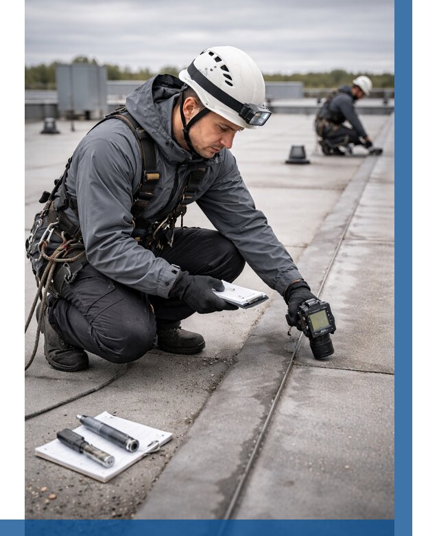 Обследование кровли на протечки в Астрахани от 4624 р. | ВЫСОТНИК-Стр