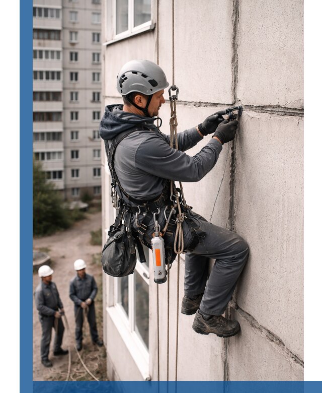 Обследование межпанельных швов и герметизация в Астрахани