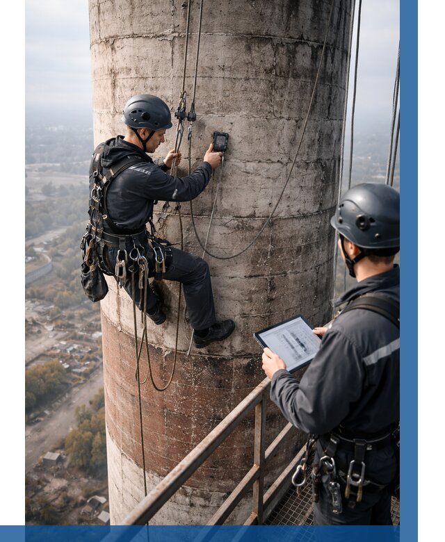 Обследование дымовой трубы в Астрахани от 8221 р. | ВЫСОТНИК-Стр
